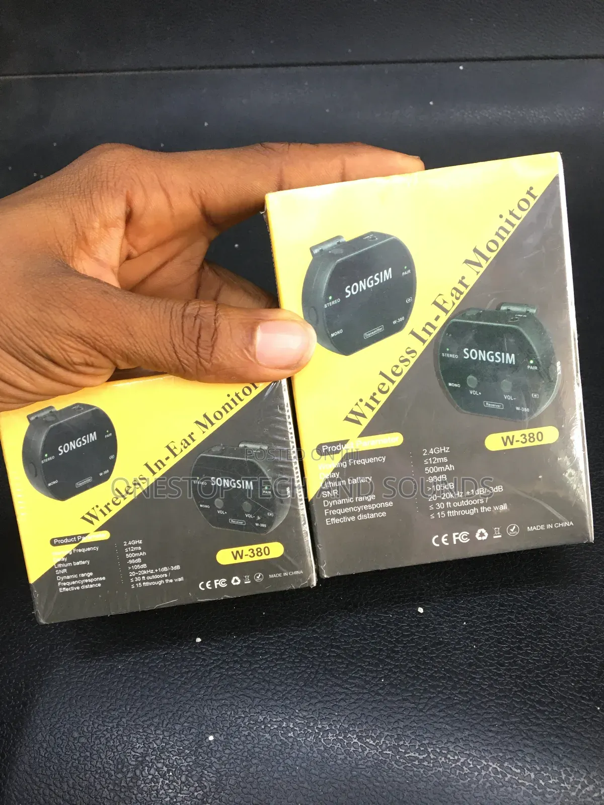 Songsim W380 Wireless in-Ear Monitors 2in1