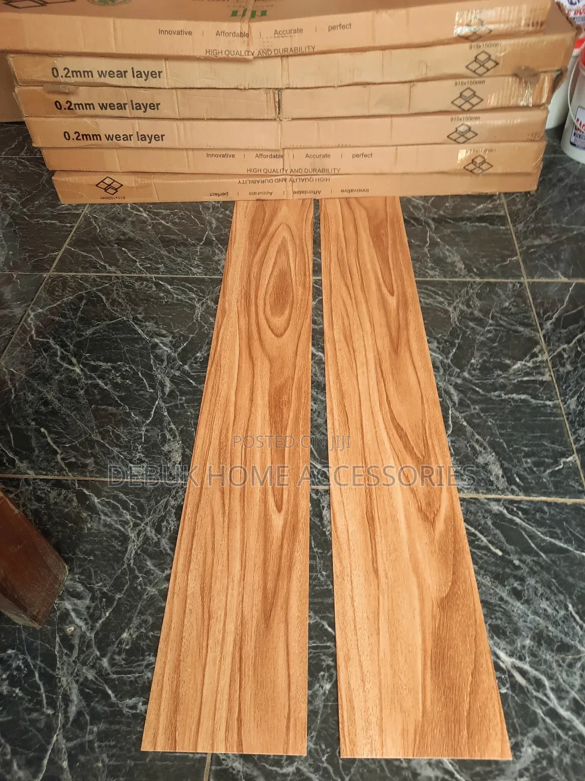 Brown Vinyl Floor Tiles