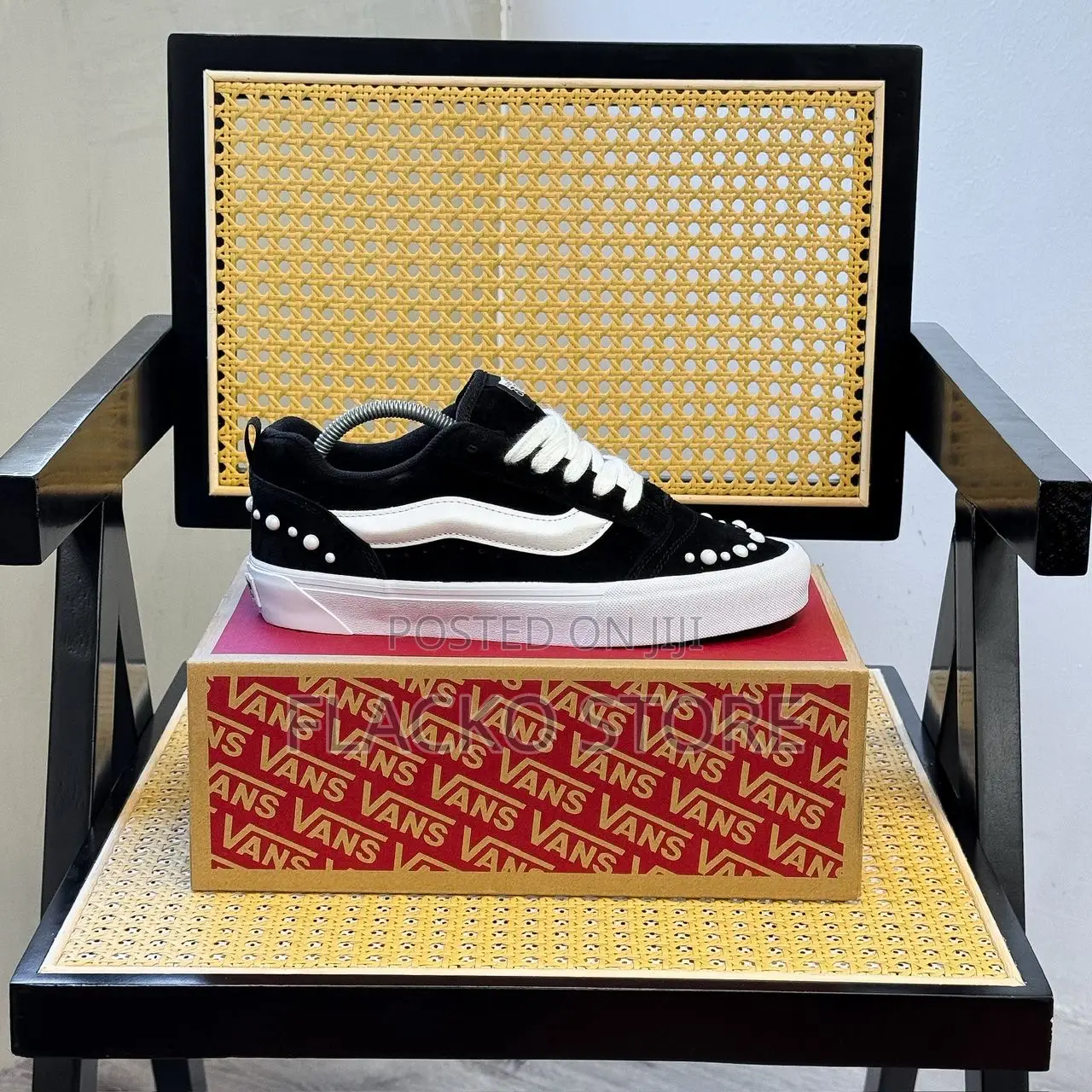 Original Vans Knu Skool Pearls Black Sneakers