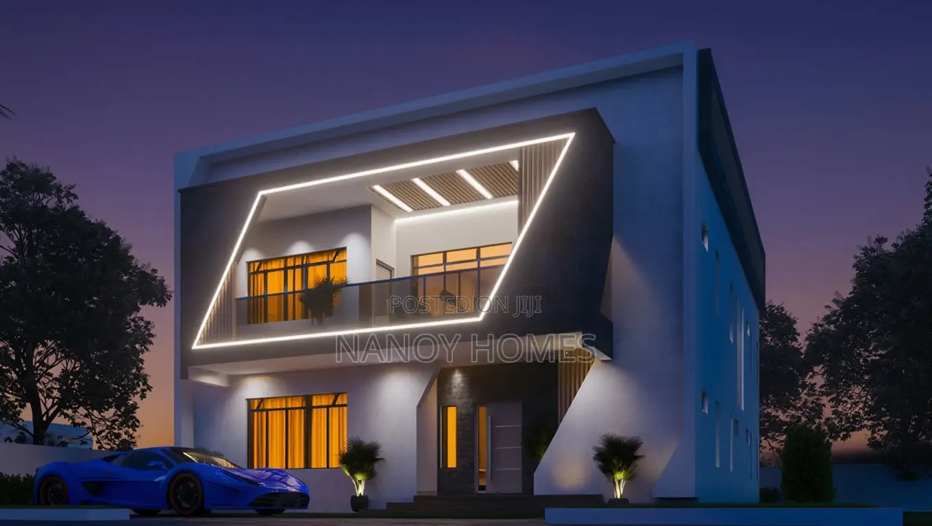 500sqm Plot for 5 Bedroom Fully Detached Duplex – Kabusa