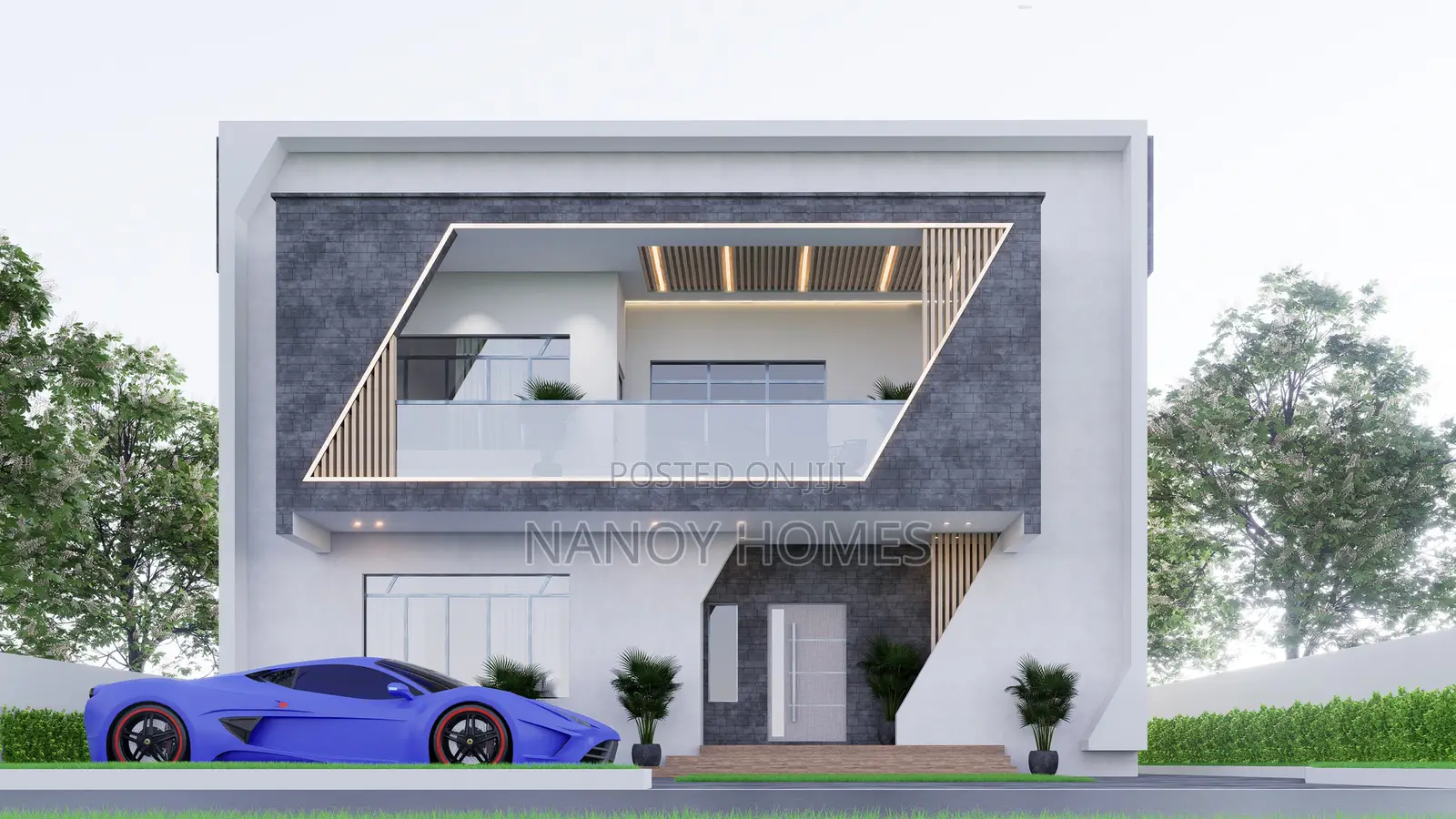 500sqm Plot for 5 Bedroom Fully Detached Duplex – Kabusa