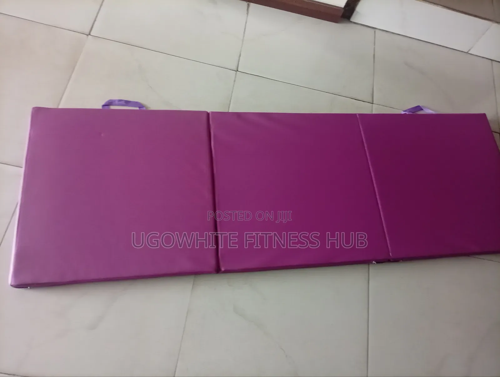 Purple Foldable Gymnastics and Exercise Mat
