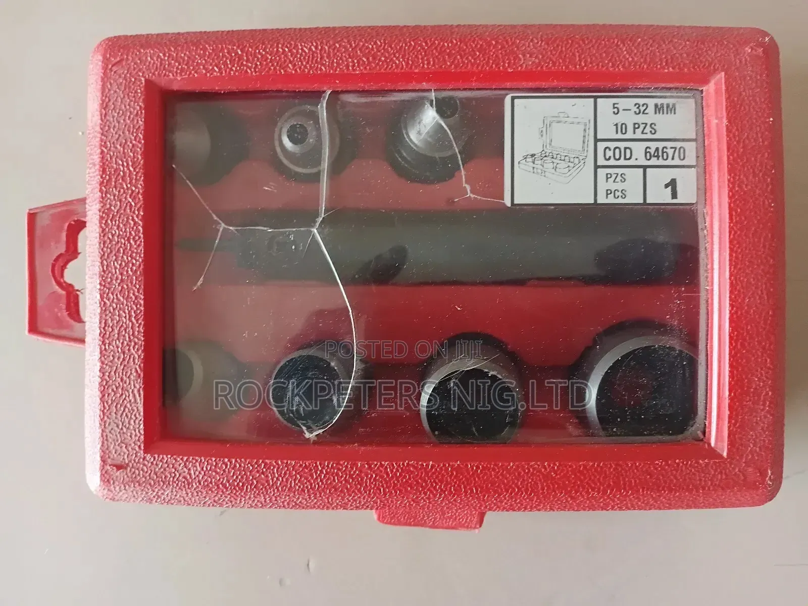 Punch Set With Centre Punch Metric 5-32 Mm