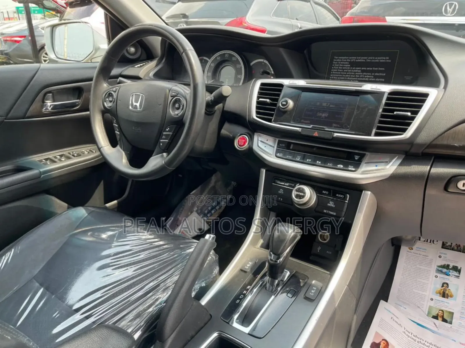 Honda Accord Touring V-6 4dr Sedan (3.5L 6cyl 6A) 2014 Silver