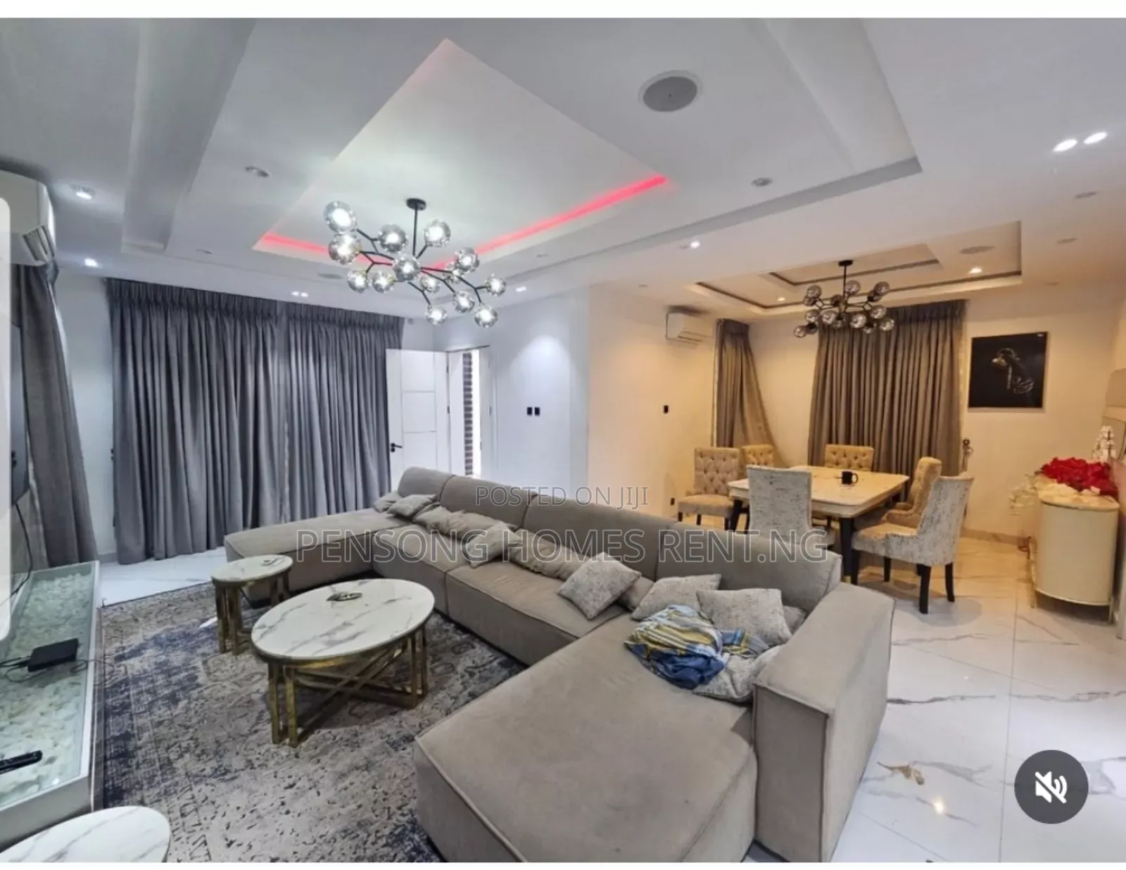 Furnished 5bdrm Duplex in Ikoyi, 2nd Avenue Extension for rent