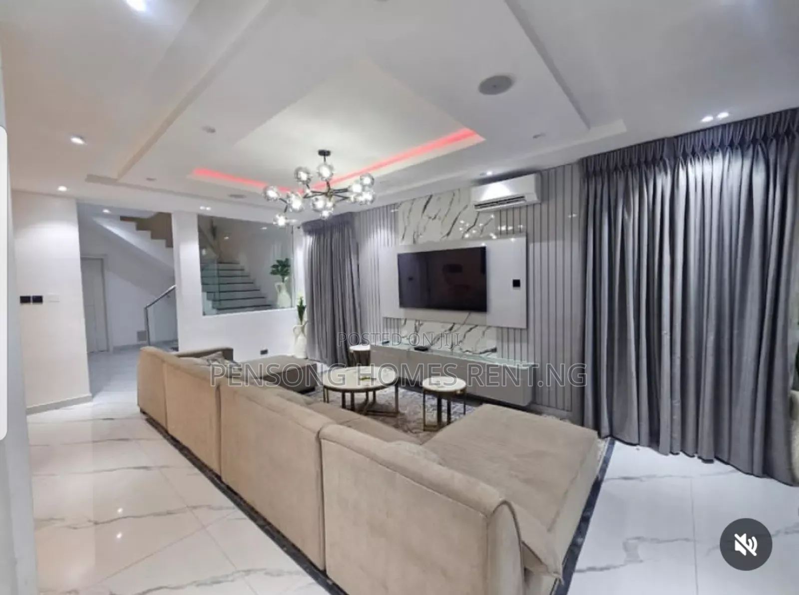 Furnished 5bdrm Duplex in Ikoyi, 2nd Avenue Extension for rent