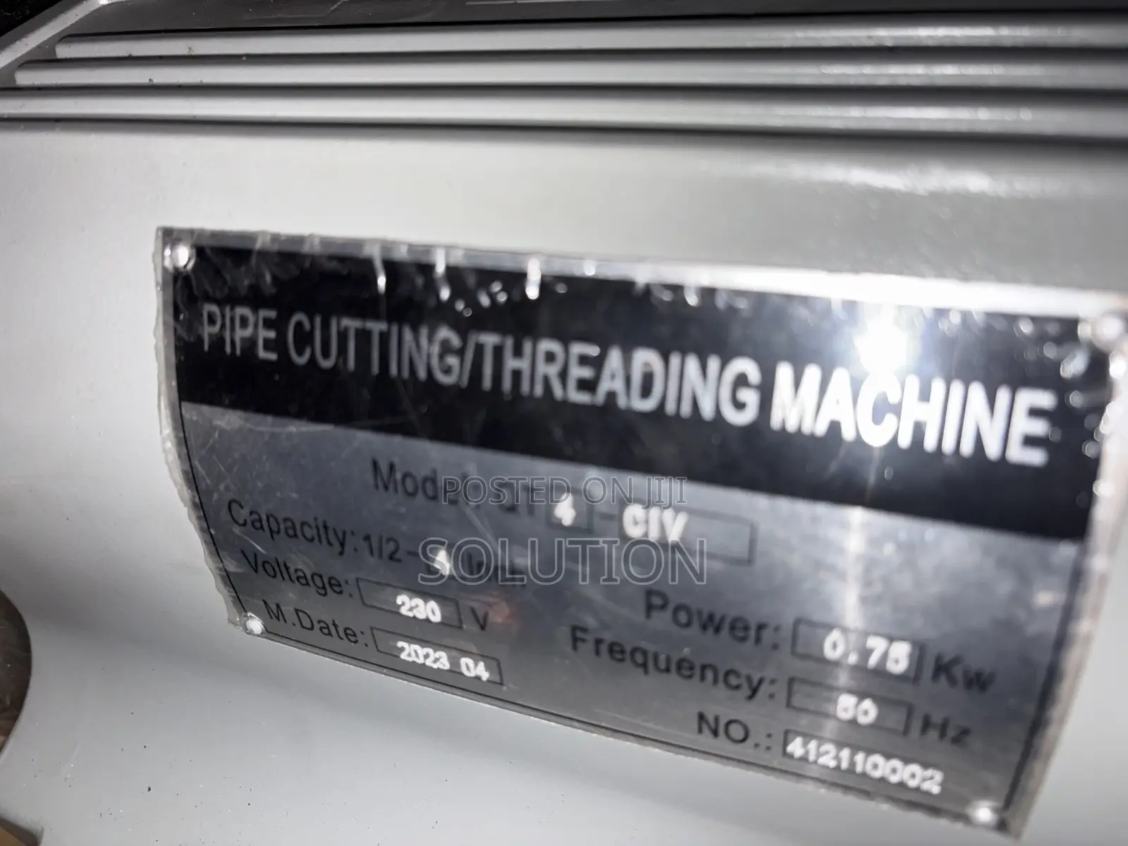 Heavy Duty Pipe Cutting/Threading Machine