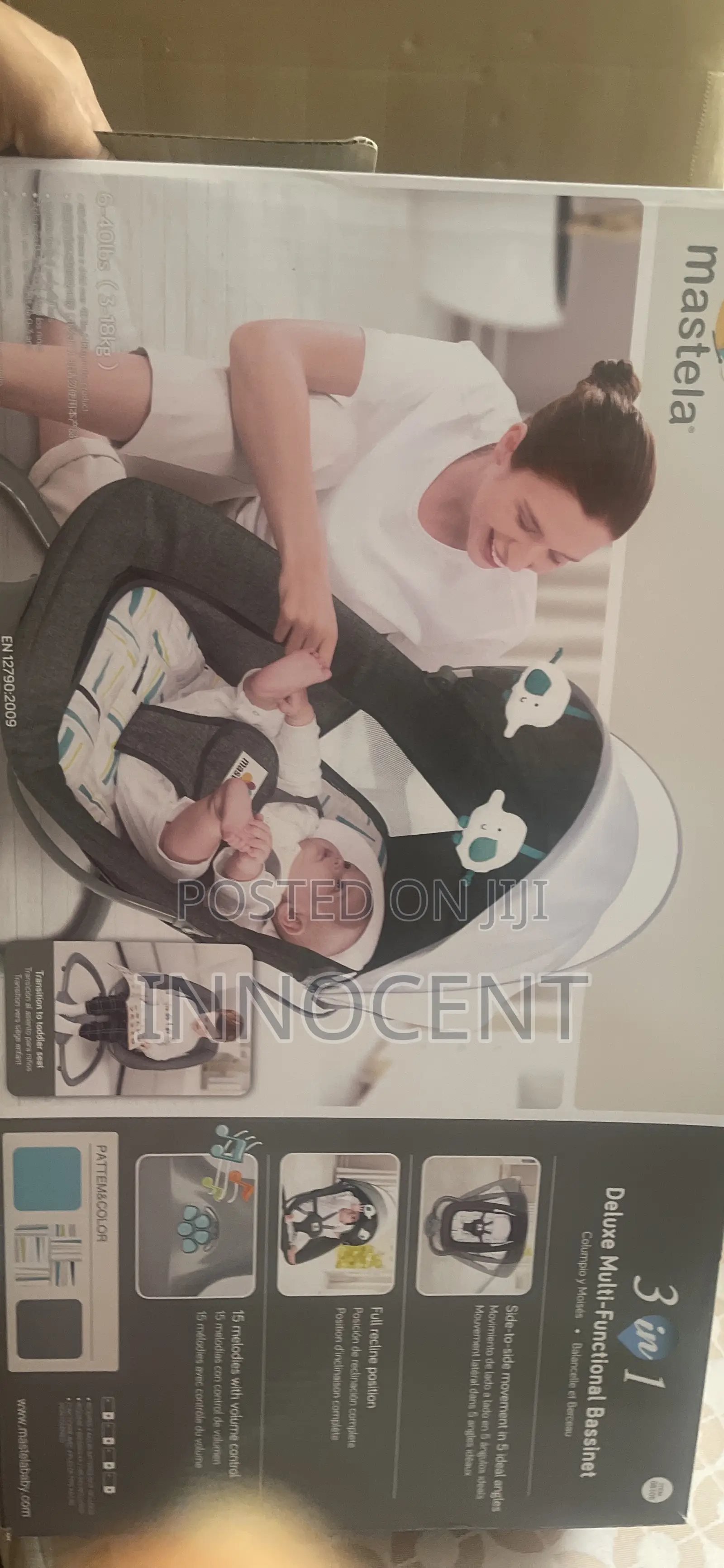 Mastela 3in1 Baby Bassinet/Swing