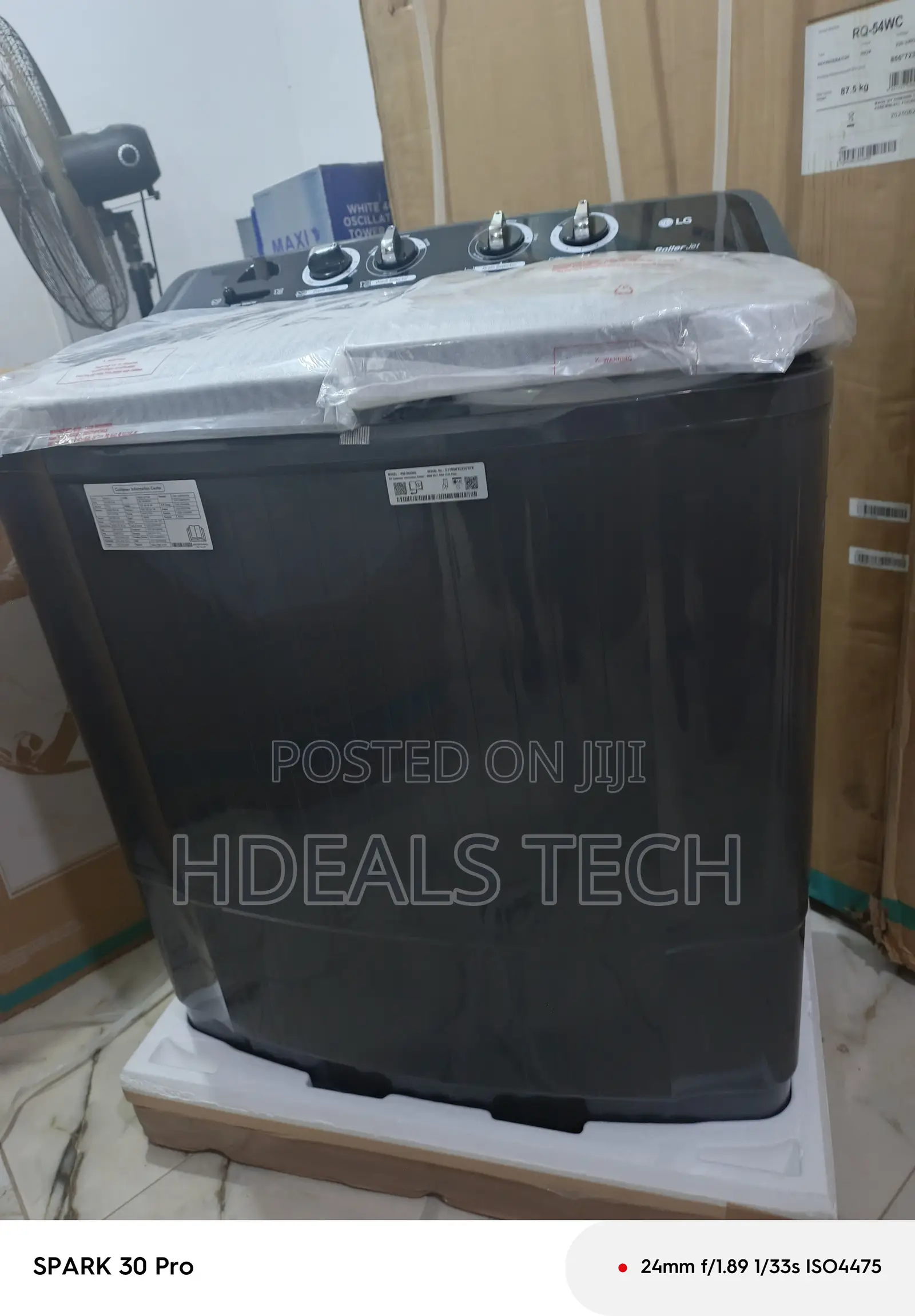Lg Top Load Washing Machine With Digital Display and Logic Control