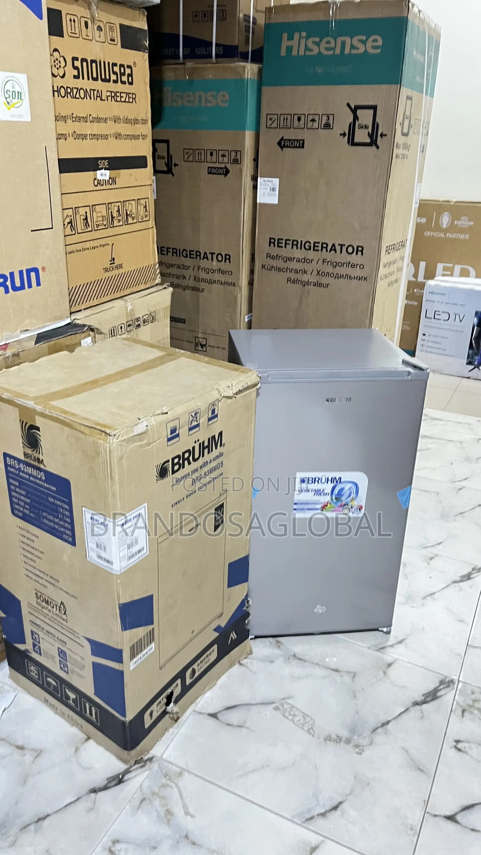 Bruhm 90l Compact Cooling Fridge Brs93mmds