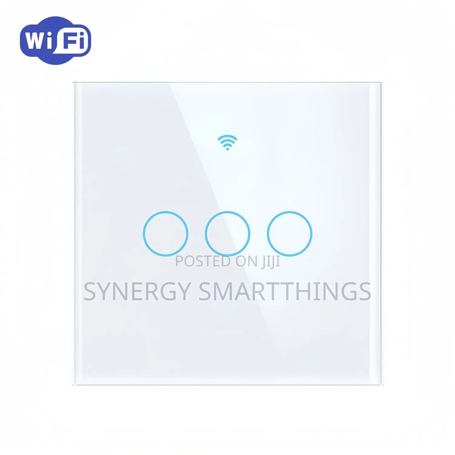 Tuya Wi-Fi 3 Gang Smart Switch Black and White