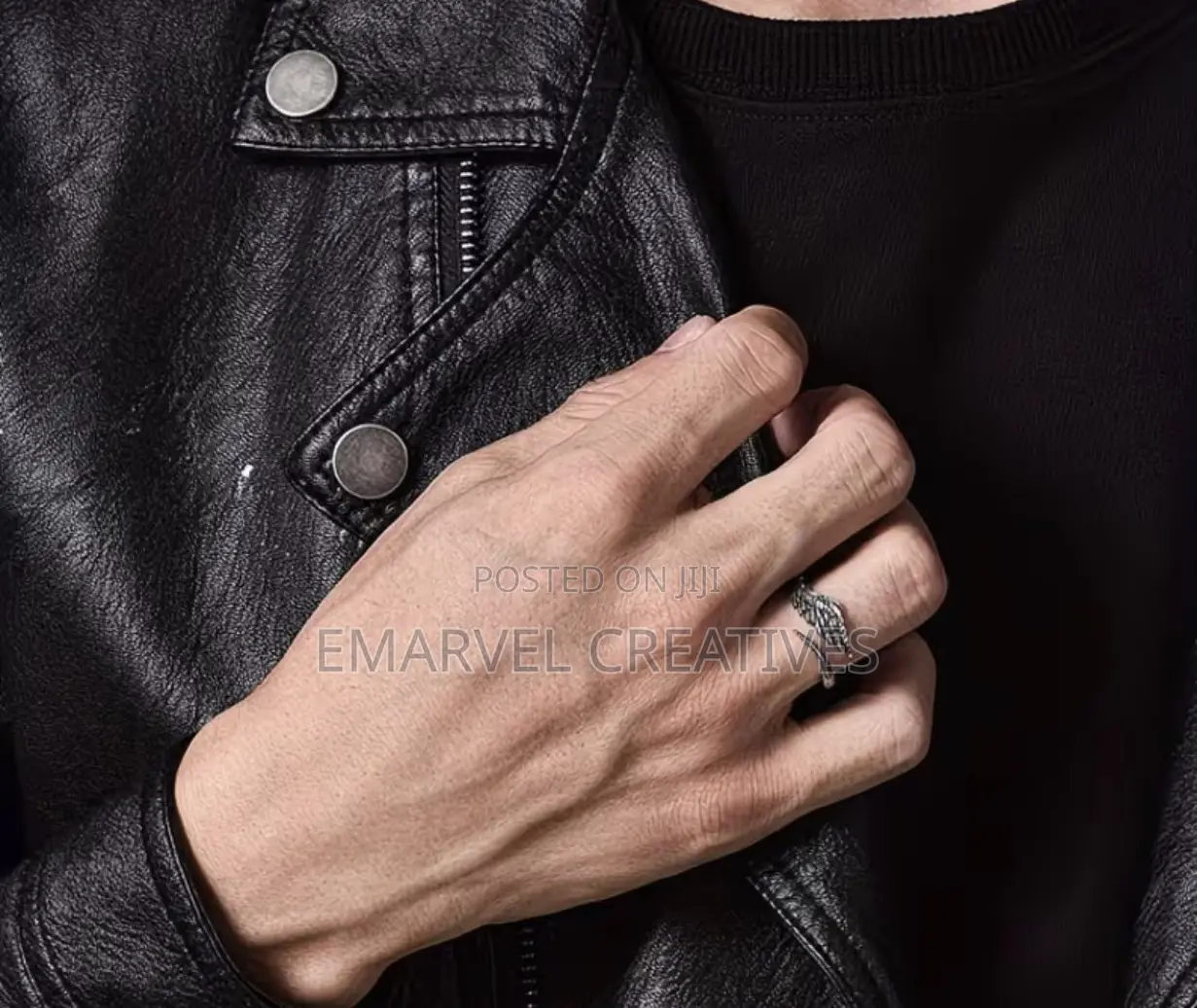 Angel Wings Guardian Ring for Men and Women,