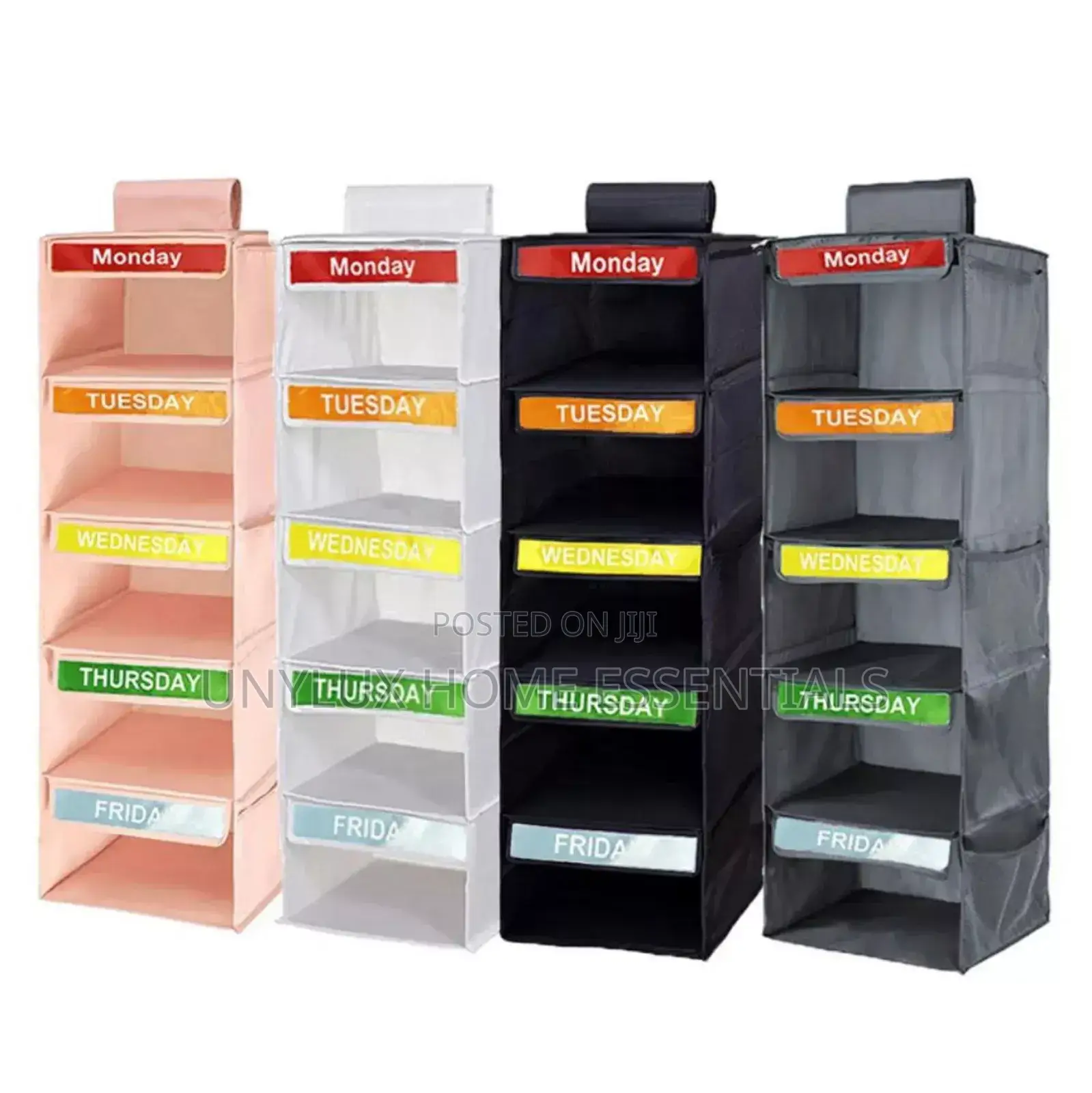 Weekly Multi Layer Kids Cloth Organizer