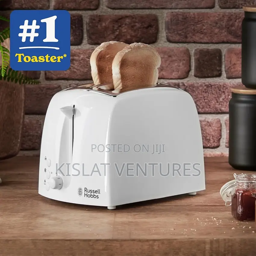 Russell Hobbs Textures 2 Slice Toaster- White