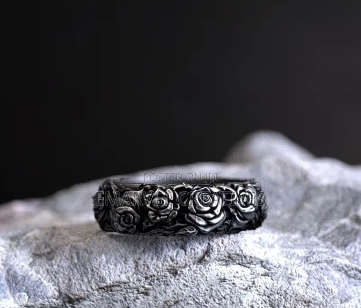 1pc Timeless and Fashionable Antique Rose Ring, Elegant Rose Design,