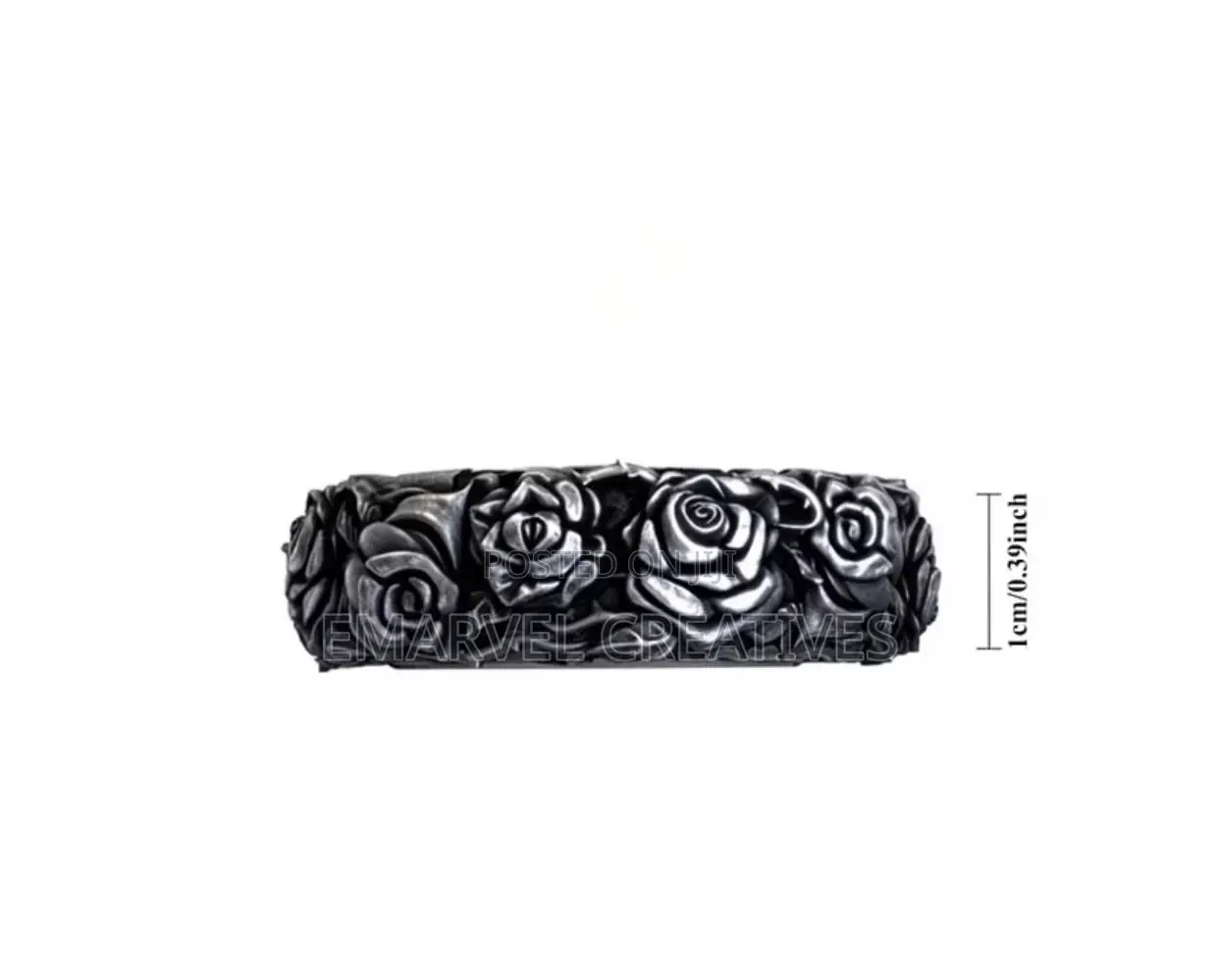 1pc Timeless and Fashionable Antique Rose Ring, Elegant Rose Design,