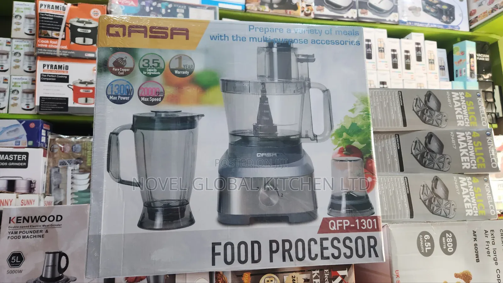 Qasa Whole Food Processor 3.5l