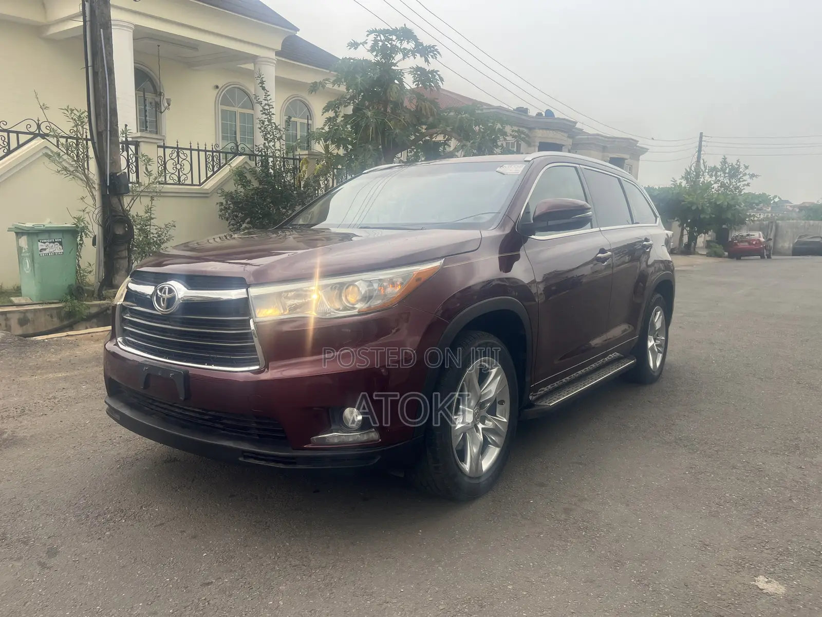Toyota Highlander Limited V6 4x4 (3.5L 6cyl 6A) 2016 Red