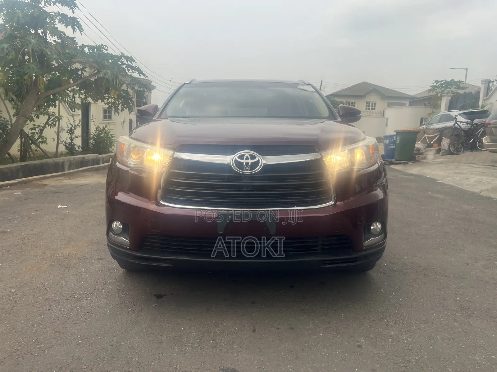 Toyota Highlander Limited V6 4x4 (3.5L 6cyl 6A) 2016 Red