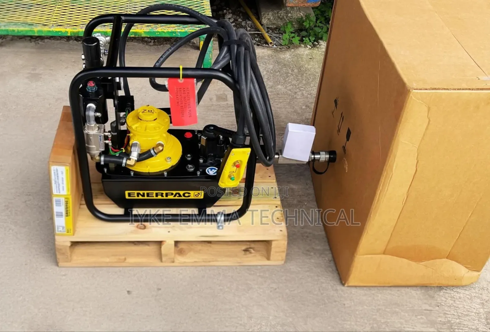 Enerpac Za4208tx-Q Two-Speed Air Hydraulic Torque Wrench Pump Psi