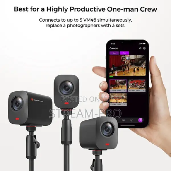 Nearstream Vm46 Usb/Wireless Streaming Camera With 60x Hybrid Zoom