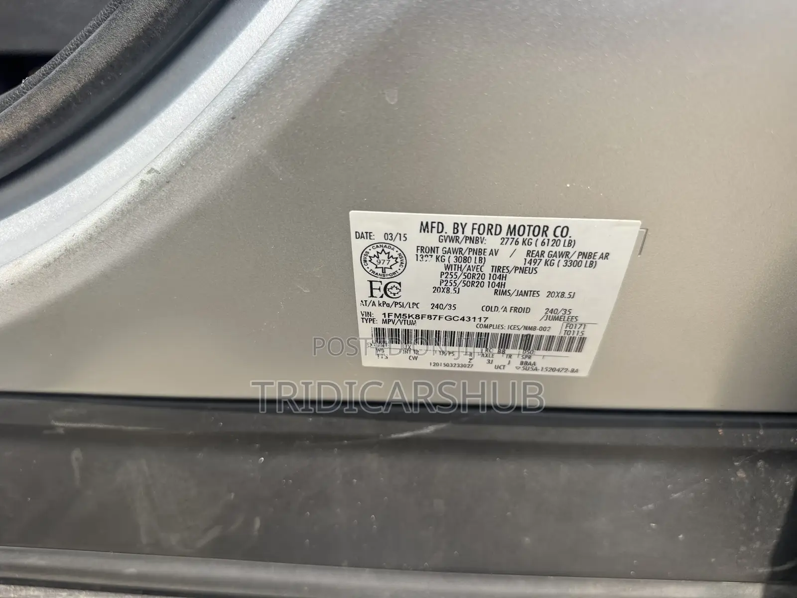 Ford Explorer Limited 4dr SUV (3.5L 6cyl 6A) 2015 Silver