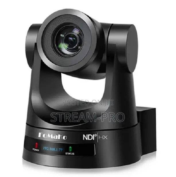 Fomako Kn20a Pro Ndi|Hx PTZ Camera With 20x Optical Zoom (Black)