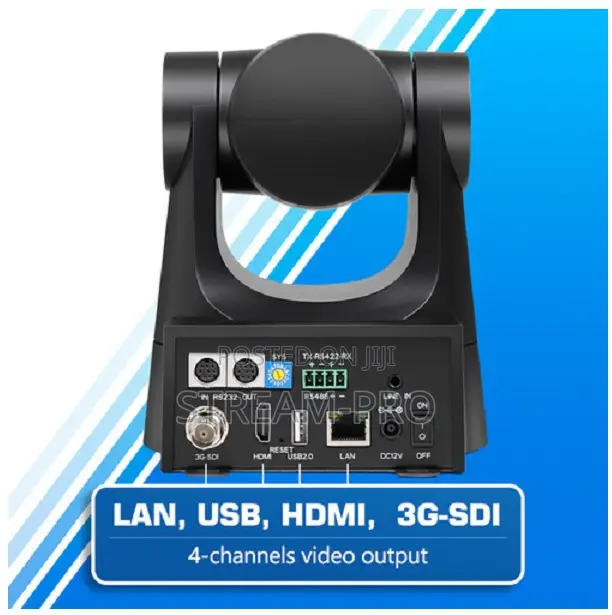 Fomako Kn20a Pro Ndi|Hx PTZ Camera With 20x Optical Zoom (Black)