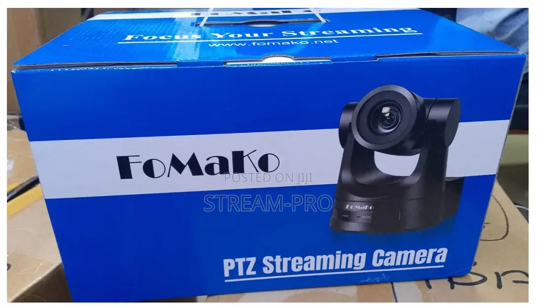 Fomako Kn20a Pro Ndi|Hx PTZ Camera With 20x Optical Zoom (Black)