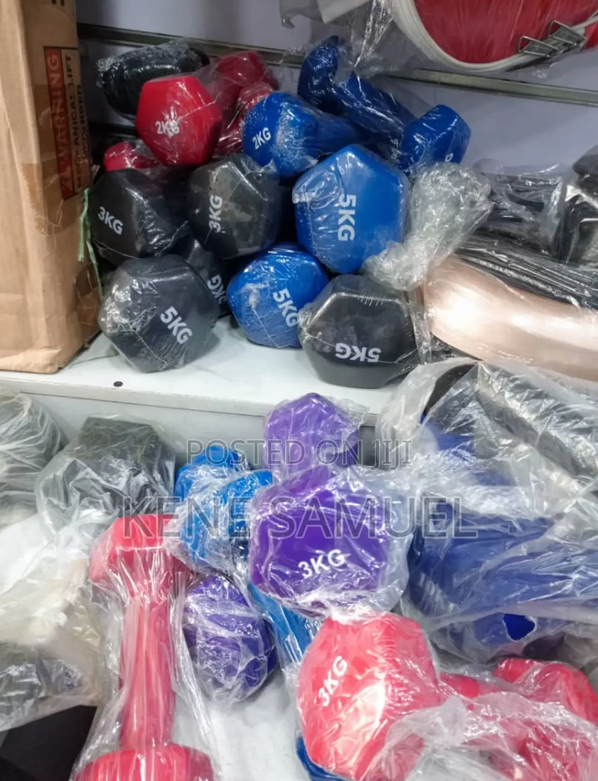 Mini Plastic Dumbbells