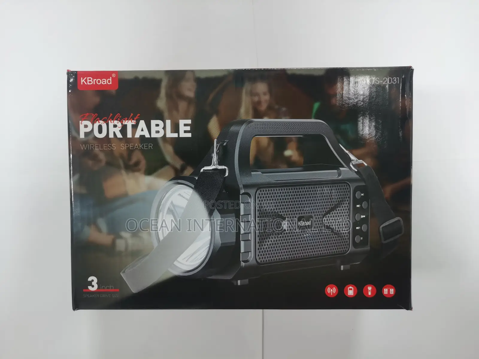 Kbroad Solar Portable Wireless Speaker KTS-2031