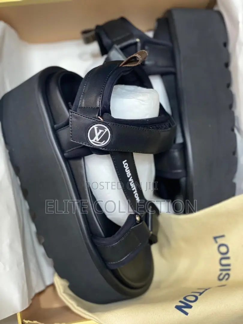 *Luxury Lv High Sole Sandals* *High Quality*37-42fully Boxed *