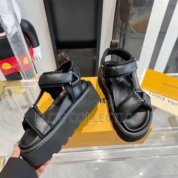 *Luxury Lv High Sole Sandals* *High Quality*37-42fully Boxed *