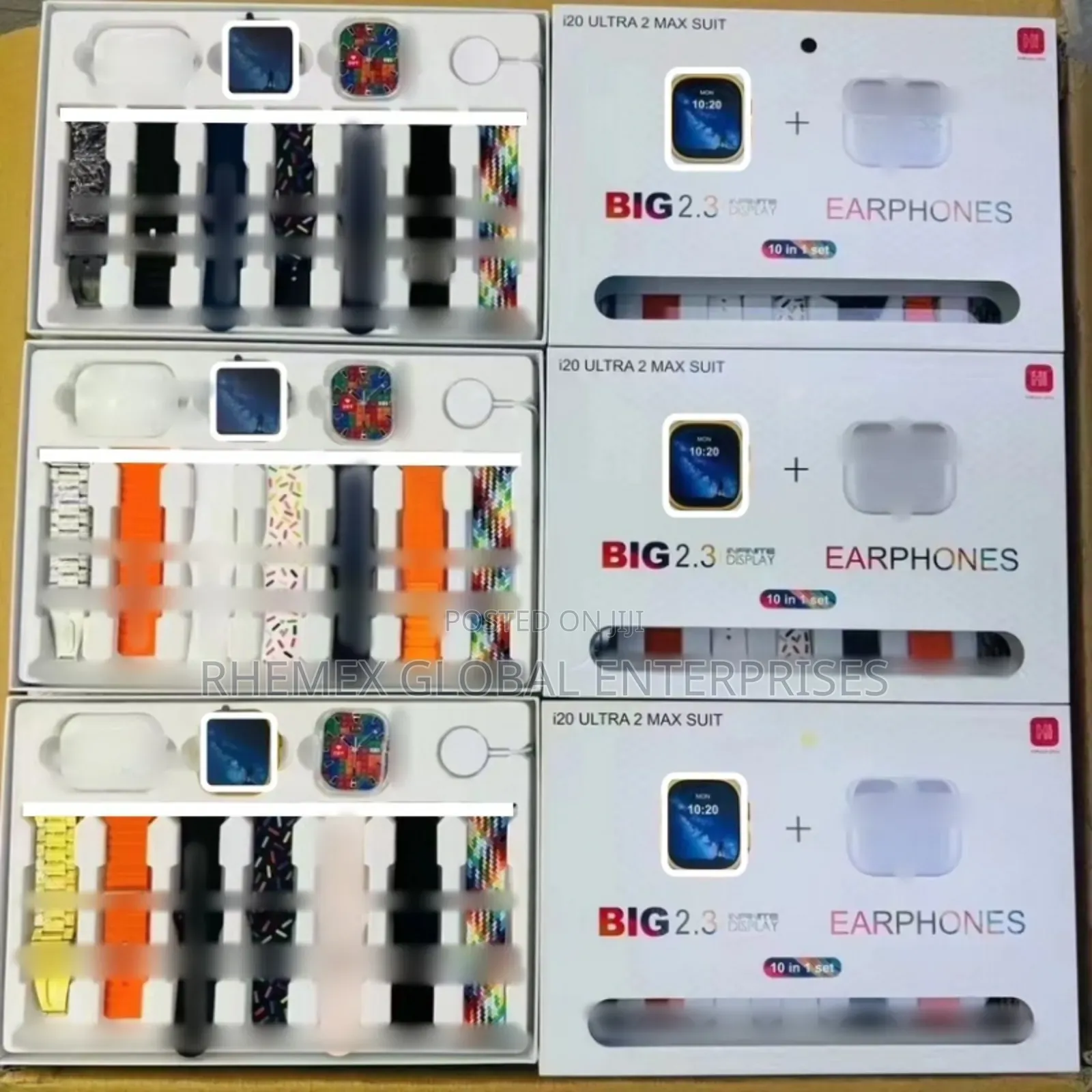 Smartwatch and Bluetooth Earpod I20 Ultra 2 Max Android Ios Compatible