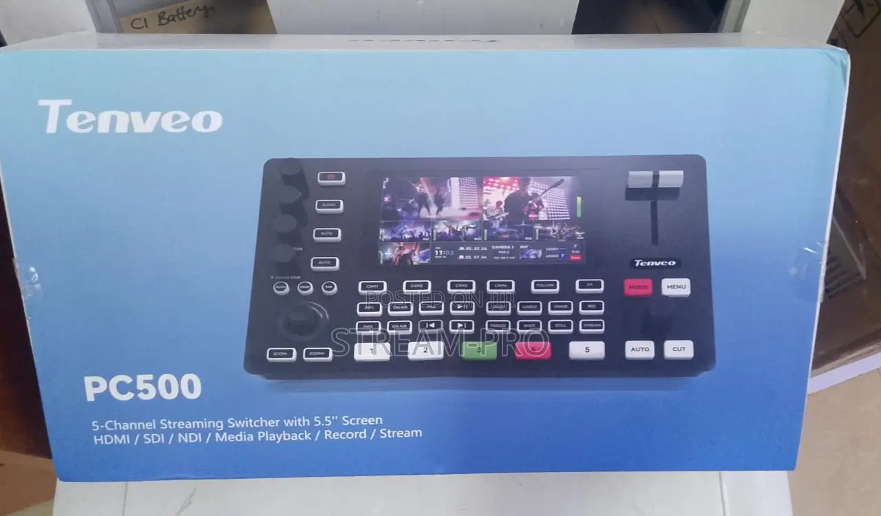 Tenveo Tevo-Pc500 Broadcast Control Keyboard Video Mixer Switcher