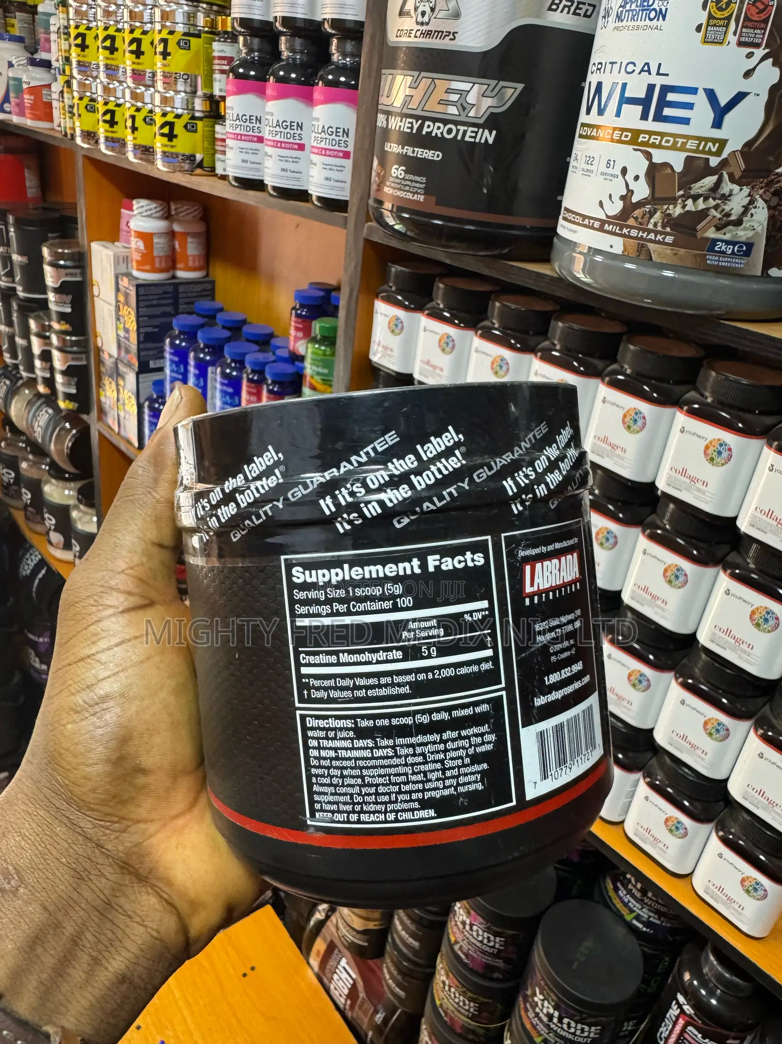 Labrada Creatine Monohydrate Powder