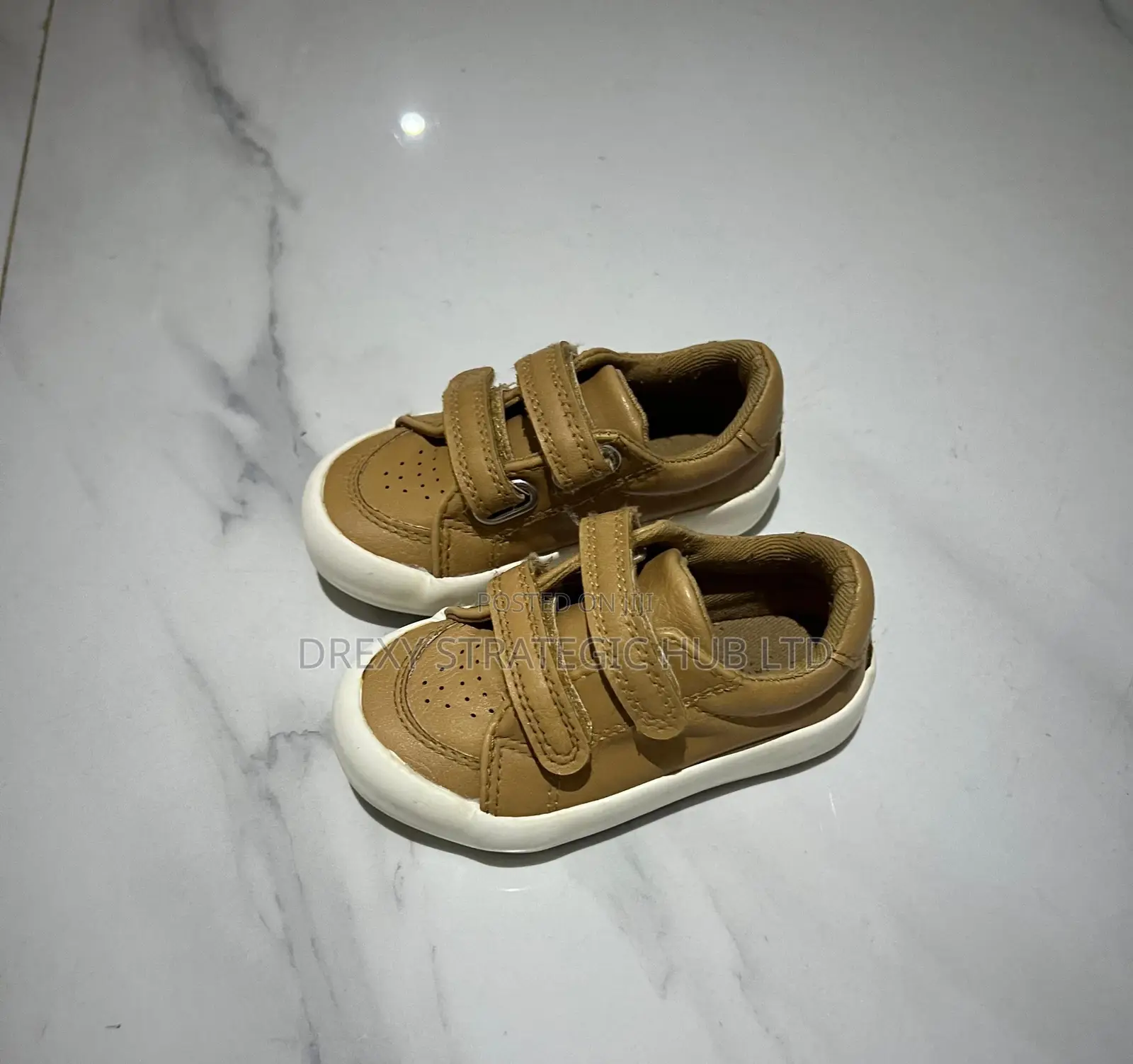 Kids Leather Canvas Shoes