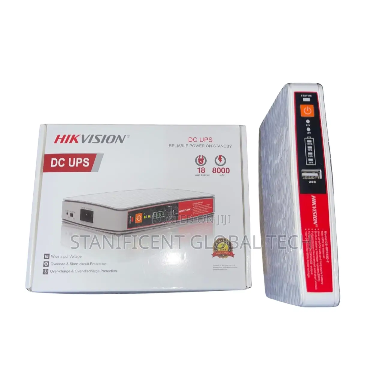 Hikvision 18watts/ 8000mah Dc Ups Power Bank
