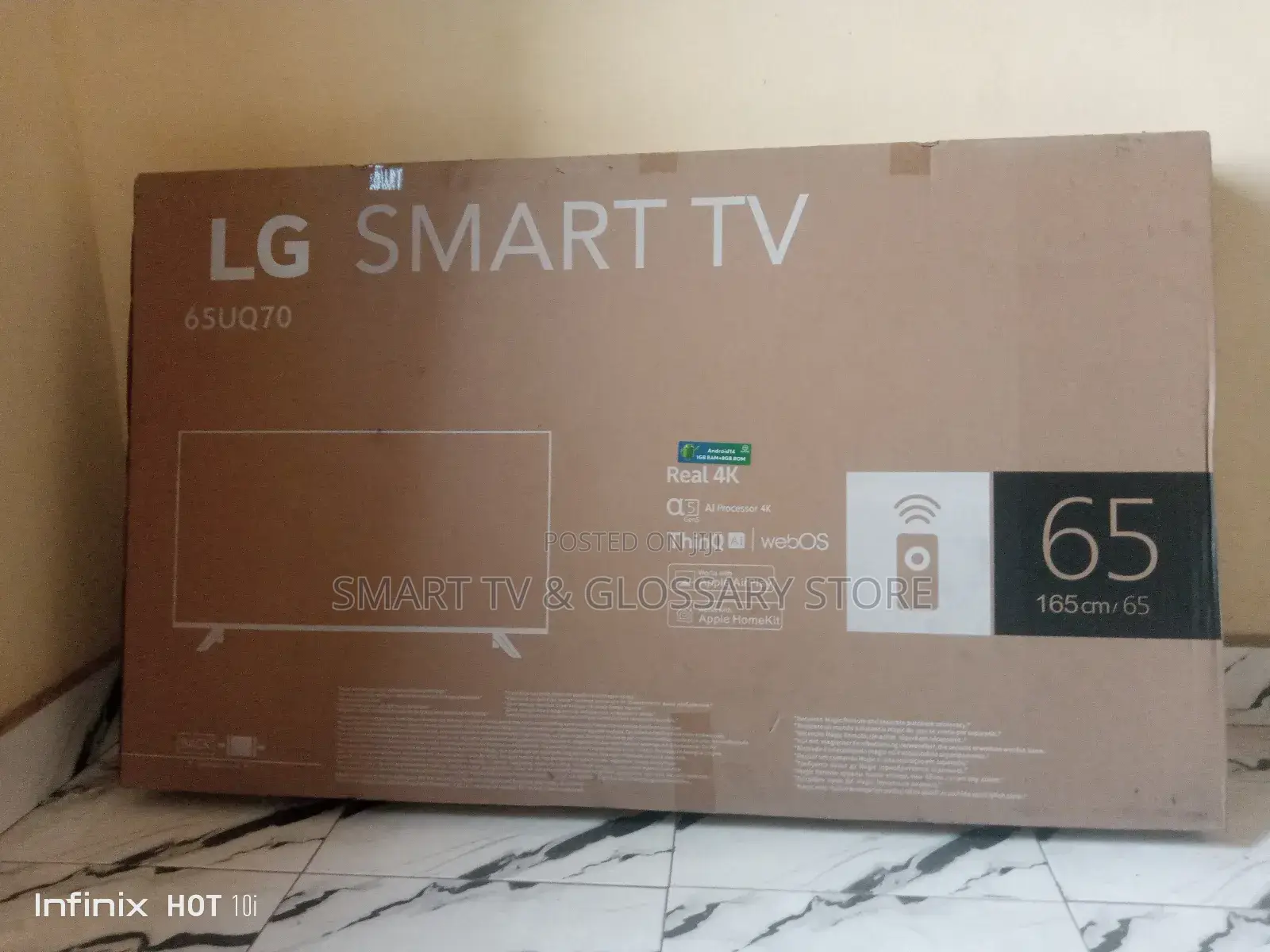 65 Inches With Standard Quality Picture #