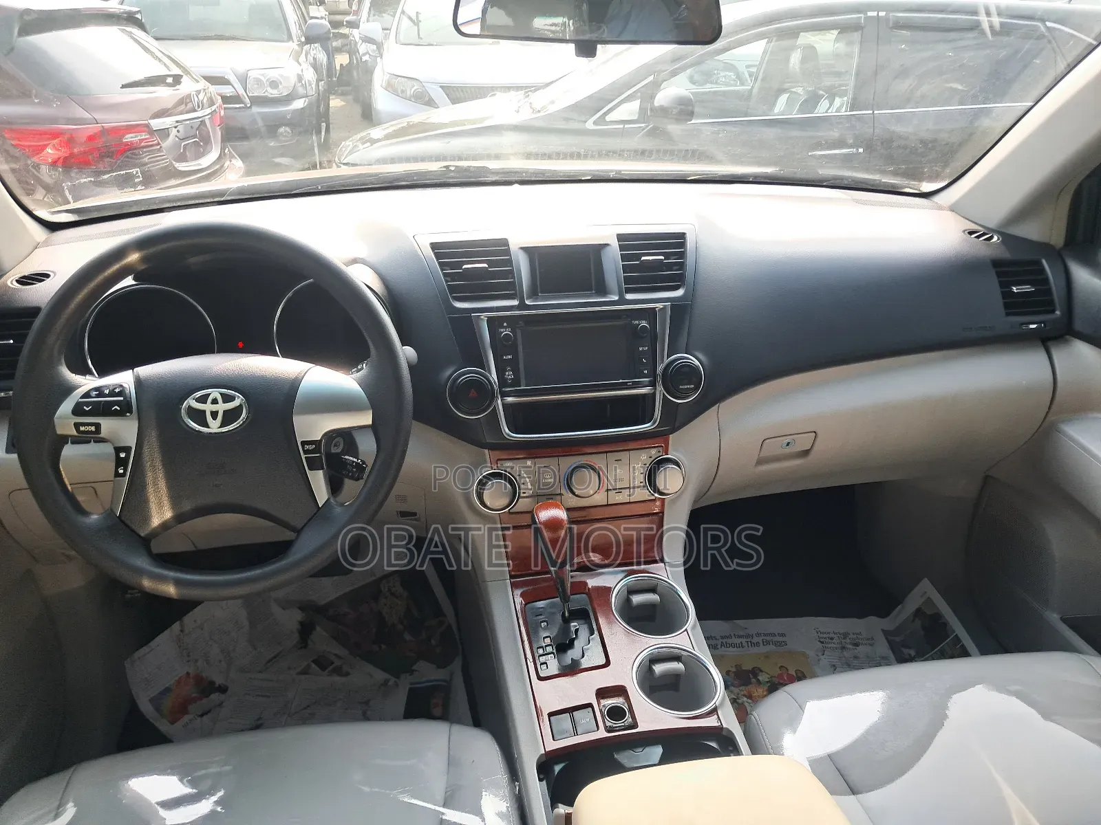 Toyota Highlander Limited 3.5l 4WD 2013 Gray