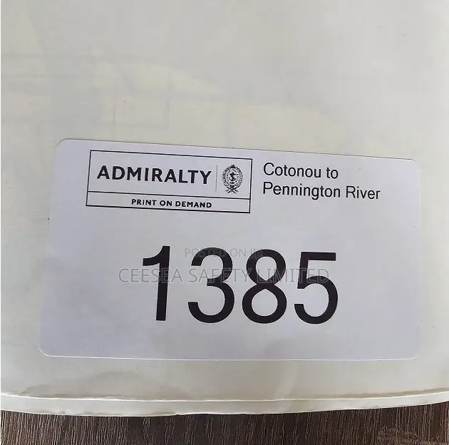 British Admiralty Nautical Chart 1385 Cotonou To Pennington River