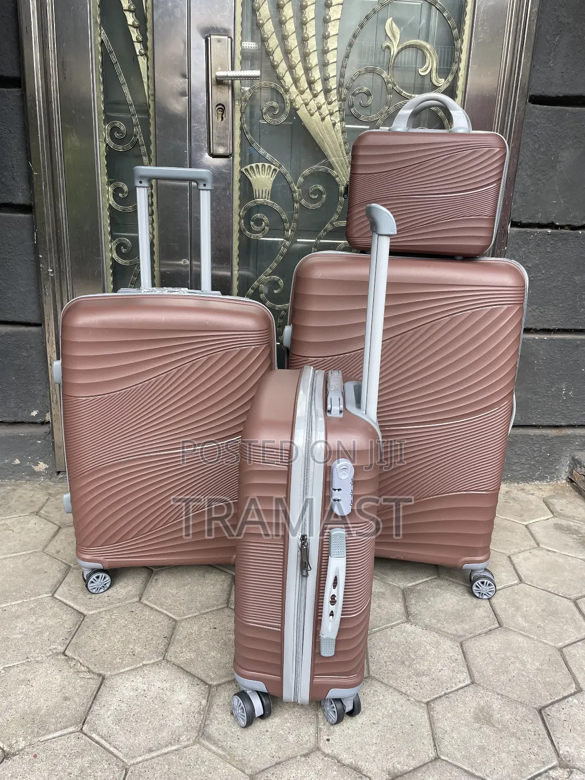 Teng Fei 4 Set Luggage With Kit Bag (Brown)