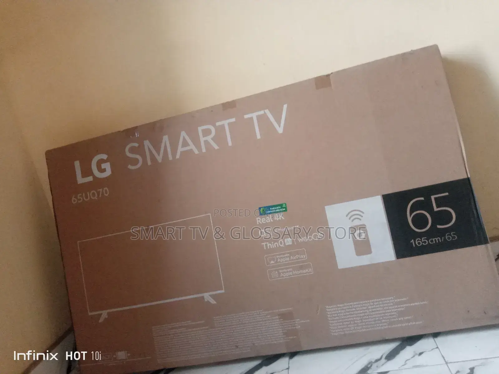 Airplay 65 Inches With 4k Resolution