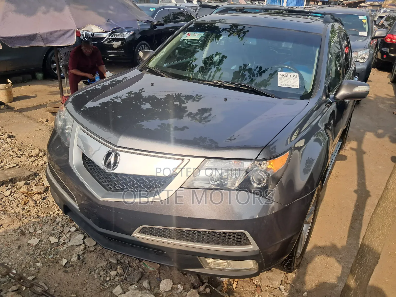 Acura MDX Advance Package SUV AWD (3.7L 6cyl 6A) 2012 Gray