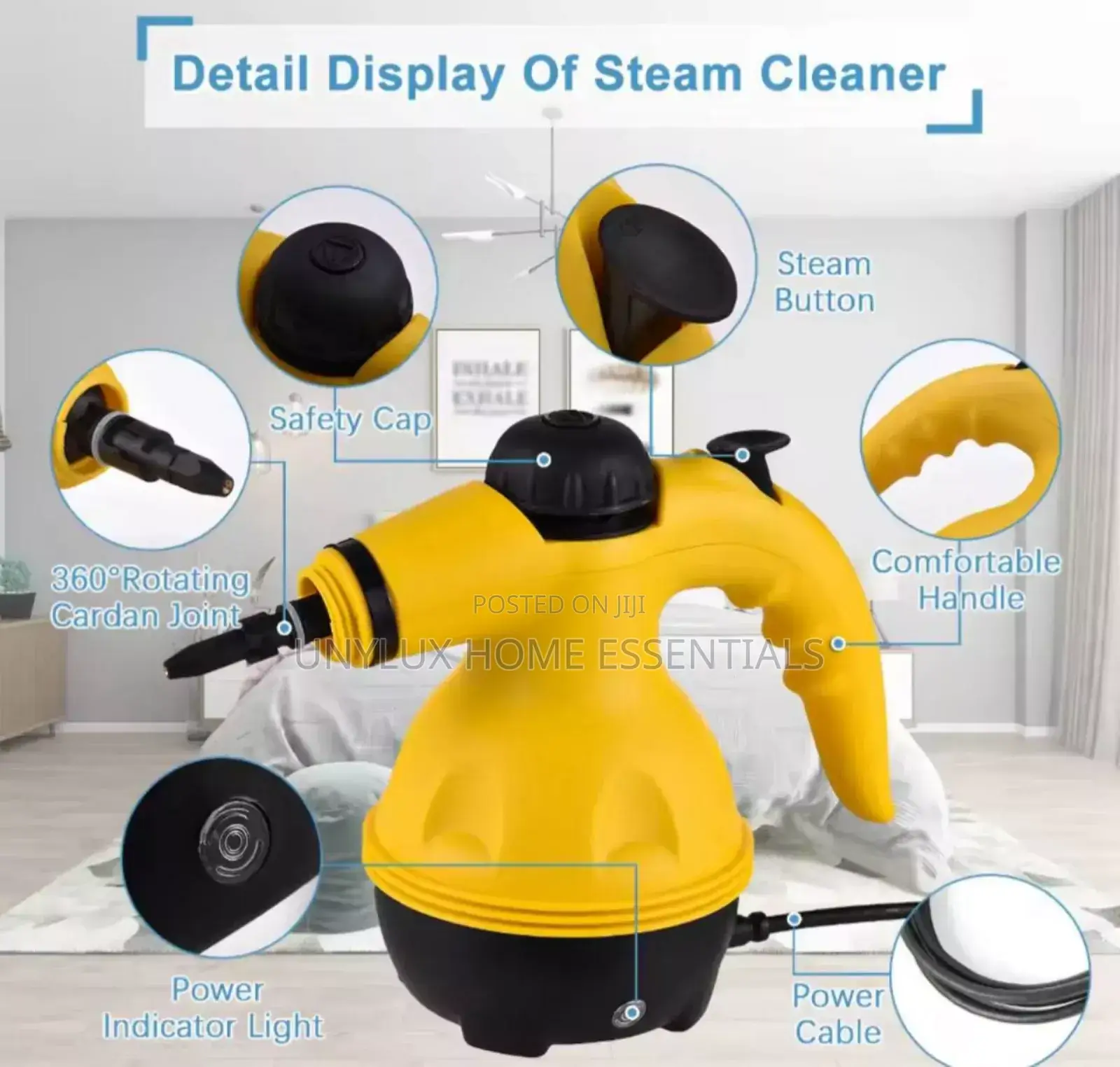 Hand-held High Temperature Steam Cleaner