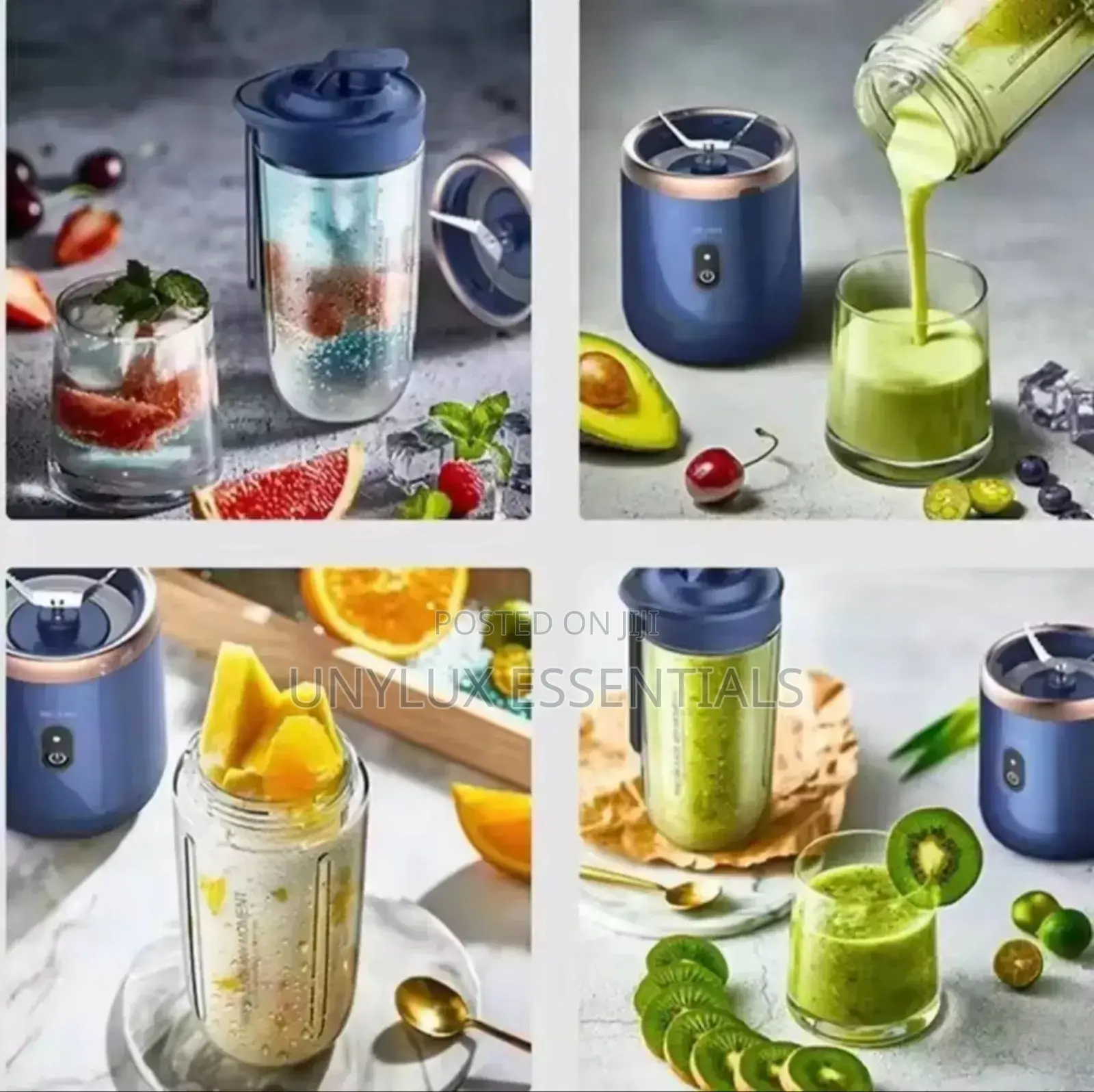 Portable Usb Rechargeable Juicer 6-Blade