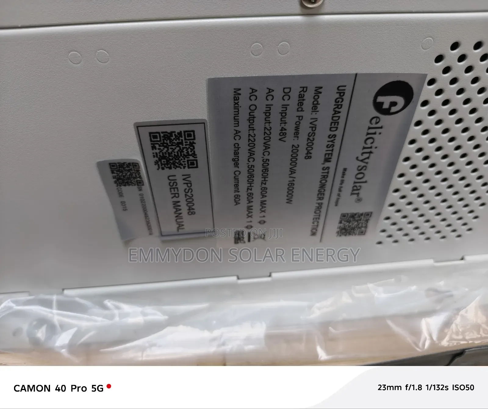 Felicity Inverter 20kva 48v Ivps