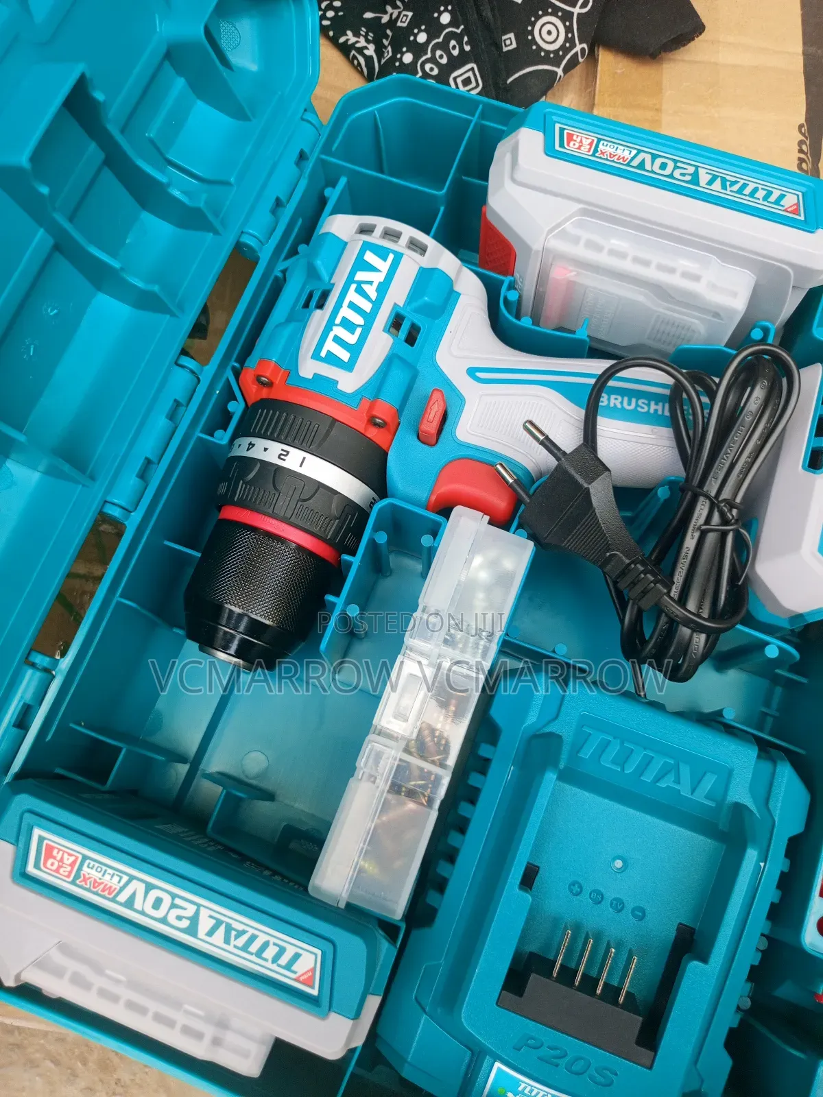 Total 20v Brushless Cordless Impact Drill