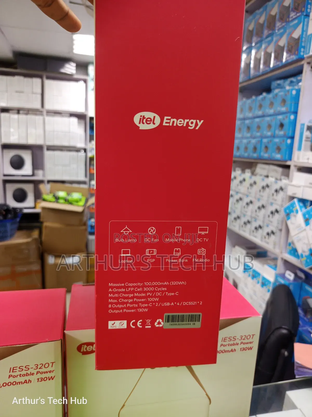Itel Power Go 100,000mah Power Bank
