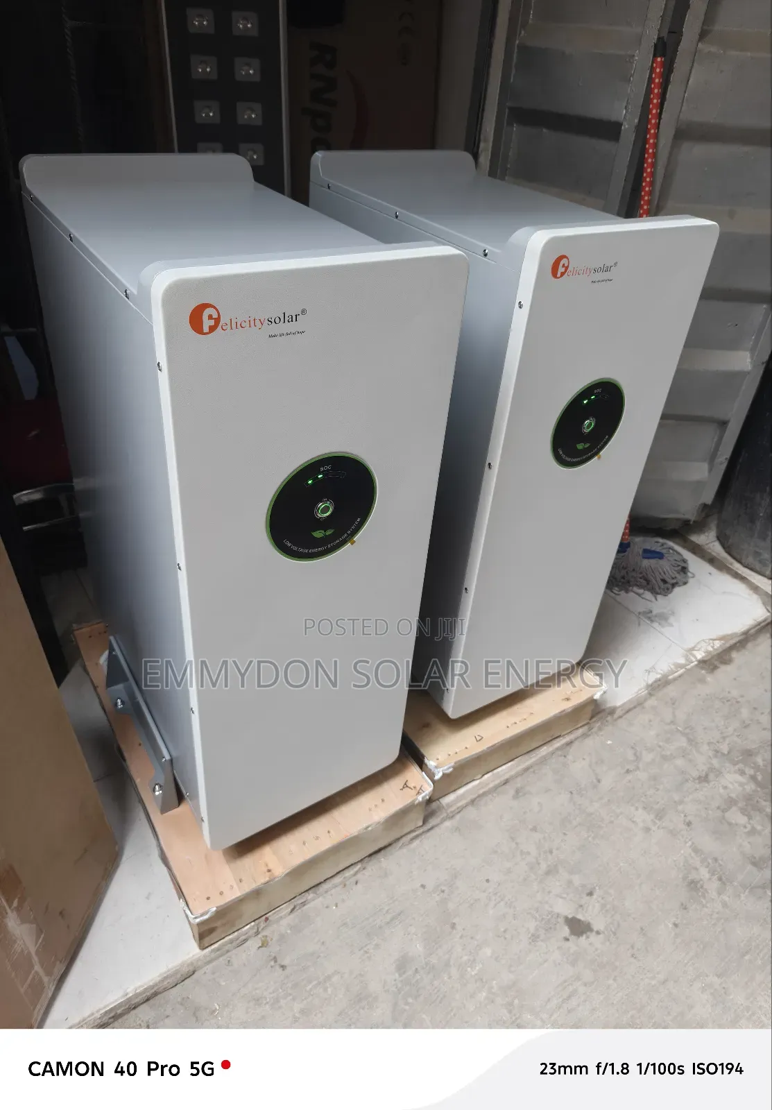Felicity Lithium Iron Battery 15kwh 51.2v